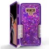 iPhone 11promax Samsung S20p ücretsiz gemi için Bling Kristal Sıvı Glitter Kılıf Parlak 3'te 1 TPU PC Hibrid Bataklık Kapak