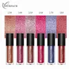 NICEFACE 6 COLOR Diamond Shine Metallic Szminka Płynna Wodoodporna 24H Trwała Lip Gloss Paint Tattoo Sexy Nude Pigment Kosmetyczne