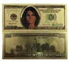 6 стилей новый горячий Дональд Трамп 2020 доллар президент США банкноты золотая фольга купюры памятные монеты ремесла Америка всеобщие выборы поставки