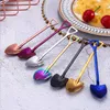 Dessert Fork Spoon Stainless Steel Cocktail Tasting Appetizer Cake Fruit Forks and Tea Dinner Server Spoon Kitchen Accessory Wedding Party