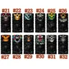 66 Styl Meksyk Flaga National Seamless Skull 3D Magic Headscarf Jazda na głowę Maska Kołnierz Kamuflaż Kamuflaż Kamuflaż Maska ZZA891