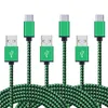 Type C Gevlochten Kabels Nylon Fabric 1m 2M 3M Micro V8 5Pin USB Data Charger Kabel Draad voor Samsung S4 S6 S7 Edge S8 Android Phone Letv LG G5