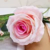 Fausses roses artificielles à tête unique, 10 pièces, romantique, toucher réel, décorations de jardin, Bouquet de fleurs de mariée, décor de maison
