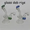 Bong de vidrio Reciclador Plataforma petrolera Cera Hierba Tabaco Tubería de agua Bongs embriagadores Dab Rigs Tuberías Tazón Cuarzo Banger Perc Bubbler