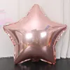 18" Foil Balloon Gradient Color Foil Balloon Rainbow Love Form Balloons Five-pointed Star Round Aluminum Balloons Wedding Party Decoration