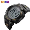 Skmei moda esporte ao ar livre relógio masculino multifunções relógios militar 5bar à prova dwaterproof água relógio digital relogio masculino 1258234c