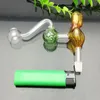 Glass Smoking Pipe Water Hookah Classic colored beauty football glass saucepan