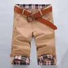Nuevos pantalones cortos para hombre Chino Cargo Algodón Casual Verano Trabajo Combate Pantalones