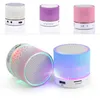 Altoparlanti Bluetooth A9 Stereo Miniled 6 Color Light Colorful Speaker Blue Toot Wireless Subwoofer Music USB Player Support U Disk 252U