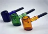 LABS Steamrollers Glass pipe Hand Smoking tobacco Pipes Colored Hand Tobacco Spoon Pipes Labs Glass Pipe free shipping