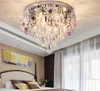 Modern K9 Crystal LED Flush Mount Ceiling Lights Home Lamps for Bedroom Kitchen Living Room MYY