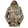 Homens Jaquetas Tático Deserto Camo Ao Ar Livre Tático Softshell Jacket Black Khaki Caminhadas Camping Viagem Esportes Quente Unisex Casaco YFA837