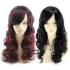 2019 European och American Wig Gold Female Wig Hair Multi-Color Medium Long Curly Hair Chemical Fiber Wig