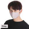 Retail Verpakking Gezichtsmasker Ijs Zijde Ontwerper Beschermende Mond Cover Stofdicht KPOP Herbruikbaar Wasbaar Comfortabel Katoen Zwart Mascherine