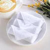 20*20 cm coton blanc petite serviette carrée maternelle enfants mouchoir serviette hôtel cuisine serviette chiffon petites serviettes Toalla Cuadrada Pequena De Algodon Blanco