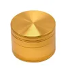 Honeypuff Aircraft Aluminium Herbal Herb Tobacco Grinder Large 25 Inch 4 Piece With Diamond Teet Metal rökande slipmaskiner9517658