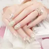 1 boîte cristal opale blanc taille mixte Nail Art Strass brillant AB coloré Non fix Flatback 3d Strass pierre ongles décorations 1000164