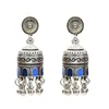 Pendientes Moda para mujer India Vintage Vintage Estilo étnico Franja Larga Tassel Bell Pendientes Colgantes Egipcios Gypsy Turk Jewels