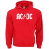 Moda-banda Rock AC / DC Moletom Homens Com Capuz 2016 Outono Inverno Nova Moda CA DC Hoodie Homens Fleece Loose Fit Sportswear para fãs