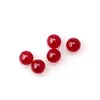 DHL !!! 6mm 8mm Ruby Terp Pearls Ruby Dabビーズ挿入石英バンガーネイル用喫煙アクセサリーガラスビーカーボングオイルDABリグパイプ