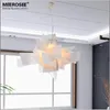 Moderne Pendelleuchten Unregelmäßige Foscarini Big Bang Innenbeleuchtungskörper Art Suspension Drop Weiß Rot Farbe Kronleuchterlampe für Esszimmer