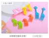 Cartoon dier kinderen fruit vork groothandel 10 stks een set Bento cake vork creatieve food grade plastic