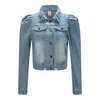 Womens Jas Nieuwe Stijl Denim Jas Dames Plus Size Losse Jeans Jas Dames Gewassen Denim Jassen Dames Jas Aziatische maat