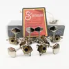 1 Set Grover Vintage Guitar Machine Heads Tuners Gold And Chrome Tuning Pegs247Y