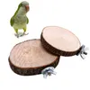 Parrot Pet Bird Rat Chew Toy Wooden Hanging Swing Birdcage Parakeet Cockatiel Cages Stand Wood Rack yq01072