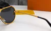 Neue Mode-Sonnenbrille, Designer-Brille, Piloten-Stil 0897, rahmenlose reflektierende Beschichtung, exquisite handgefertigte Anti-UV-Schutz-Sonnenbrille für den Außenbereich, UV400