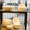 Pão de prova de prova indonésia rattan tecido europeu fermentação bacia cozinha ferramenta de cozimento redondo molde de massa oval tecelagem