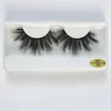 Hurtownie 25mm Lashes 20/30/50/100 Pairs 25 mm Fałszywe rzęsy Grube Strip Mink Makijaż Makijaż Dramatyczne Długie Eyelaski Mink1