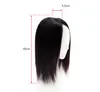 Mono Lace hair toupee thin skin natural Hair Topper Party Hairpiece Top Piece Women Straight replacement clip closure1