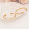 Liten härlig guld Dubai Africa Bangle Arab Jewelry Gold Charm Girls India Anklet Armband Smycken för barn Baby Birthday Gift17704204