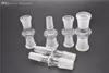 Glass drop down adapter wholesale adapters for bongs 18 mm to 14 mm with male female grinding mouth clear joint hotest glass adapter