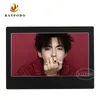 Raypodo Best Selling 7 Inch Metal Digital Photo Frame with Custom Logo 720P Calendar Clock Player for Christmas Gifts