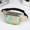 Laser -Fanny -Pack glänzende Taillenpackungen Hüftbeutel Frauen Bund Banana Cheast Bag Unisex Outdoor Strand Reisetasche Purse4291876