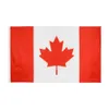 1 sts canada flagga 90 * 150cm / 3 * 5 ft stor hängande italien nationell land flagga kanadensisk banner som används för festival hem dekoration