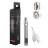 100% Authentique Evod Micro USB eGo VV Pass Through 510 Battery Adjust Tension Vaporizer Pen Préchauffage 650 900 mAh UGO V3 Batteries