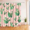 Eco-friendly PEVA Waterproof 180*180cm Bathroom Shower Curtain 3D Modern Fabric Bathroom Curtains with 12 Hooks Mouldproof