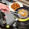 Roestvrijstalen multifunctionele filter lepel met clip voedsel keuken frituren salade BBQ filter klem zeef keuken accessoires BH2394 CY