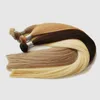 3 Bundles Lot Indien Cheveux Humains Weave Bundles 100g / pc Droite Couleur naturelle blond cendré 18 27 # 613 couleur option de trames de cheveux humains, DHL gratuit