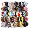 Scrunchie Ponytail Scrunchy Headband Hairbands Vintage Floral Hair Rope Striped Plaid Polka Dot Headdress Houndstooth Hair Accesorios A6092