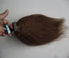 Cinta en extensiones de cabello humano, Color puro, rizado, recto, 40 Uds., cinta adhesiva Invisible gruesa yaki, extensión de cabello con cinta de trama de piel