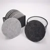 10pcs/set Round Felt Coaster Pad Heat Resistant Cup Mat Coffee Tea Hot Drink Mug Placemat Kitchen Accessories