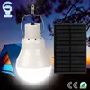 Portátil Solar 15W 130LM Solar Bulbo da energia da lâmpada LED 5V para Lâmpada Solar Tent Ar Livre Camping Luz