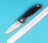 Speical Preed Шариковый подшипник Flipper складной нож D2 Coney Wash Blade Blade TC4 титановый сплав + черный G10 ручка с почтовым яйцем