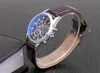 Mens montres de luxe FHD Casual Sports Magnifiquement Montre-bracelet en alliage PU Montre à quartz en cuir