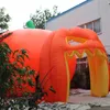 vente en gros arche gonflable de citrouille d'arc gonflable de publicité de 4 m de haut avec la lumière pour les décorations d'Halloween