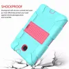 Armor Tablet Case pour Samsung Galaxy Tab A7 10.4 T500 TabA 8.4 T307 8.0 T387 T290 10.1 T510 Kids Safe Antichoc Heavy Duty Hard Cover